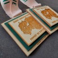 Medal drewniany kwadratowy personalizowany