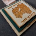 Medal drewniany kwadratowy personalizowany