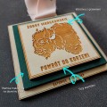 Medal drewniany kwadratowy personalizowany