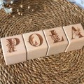 Personalizowany napis na klockach. Klocki z imieniem