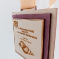 Medal drewniany kwadratowy personalizowany