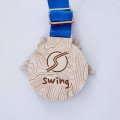 Drewniany medal okolicznościowy personalizowany. Wooden Way