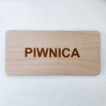 Drewniana tabliczka z grawerem. Personalizowana. Z własnym napisem