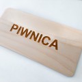 Drewniana tabliczka z grawerem. Personalizowana. Z własnym napisem
