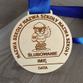 Personalizowany medal ucznia i przedszkolaka. Ślubowanie. Pasowanie na ucznia