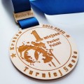 Drewniany medal ze sklejki. Wooden Way