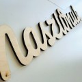 Drewniany napis na ścianę Wooden Way