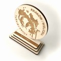 Drewniane statuetki grawerowane