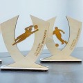 Drewniana statuetka personalizowana nagroda