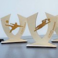 Drewniana statuetka personalizowana nagroda