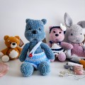 Przytulanka Pluszak. Miś. Maskotka na szydełku