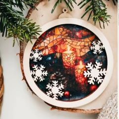 drewniane bombki choinkowe 